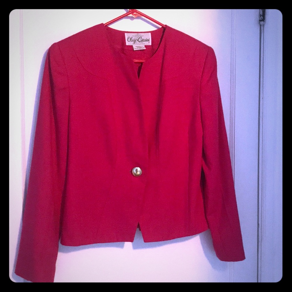 Oleg Cassini vintage blazer